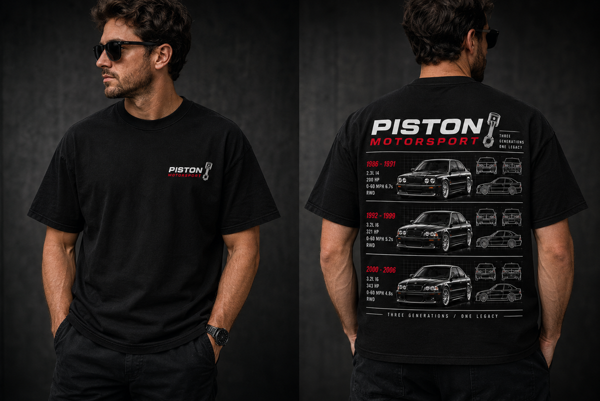 Oversized Piston Motorsport T shirt
